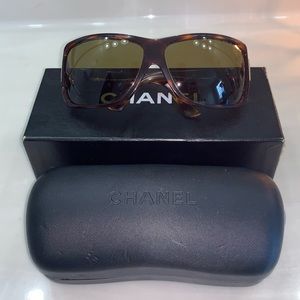 Authentic Chanel Tortoise Sunglasses